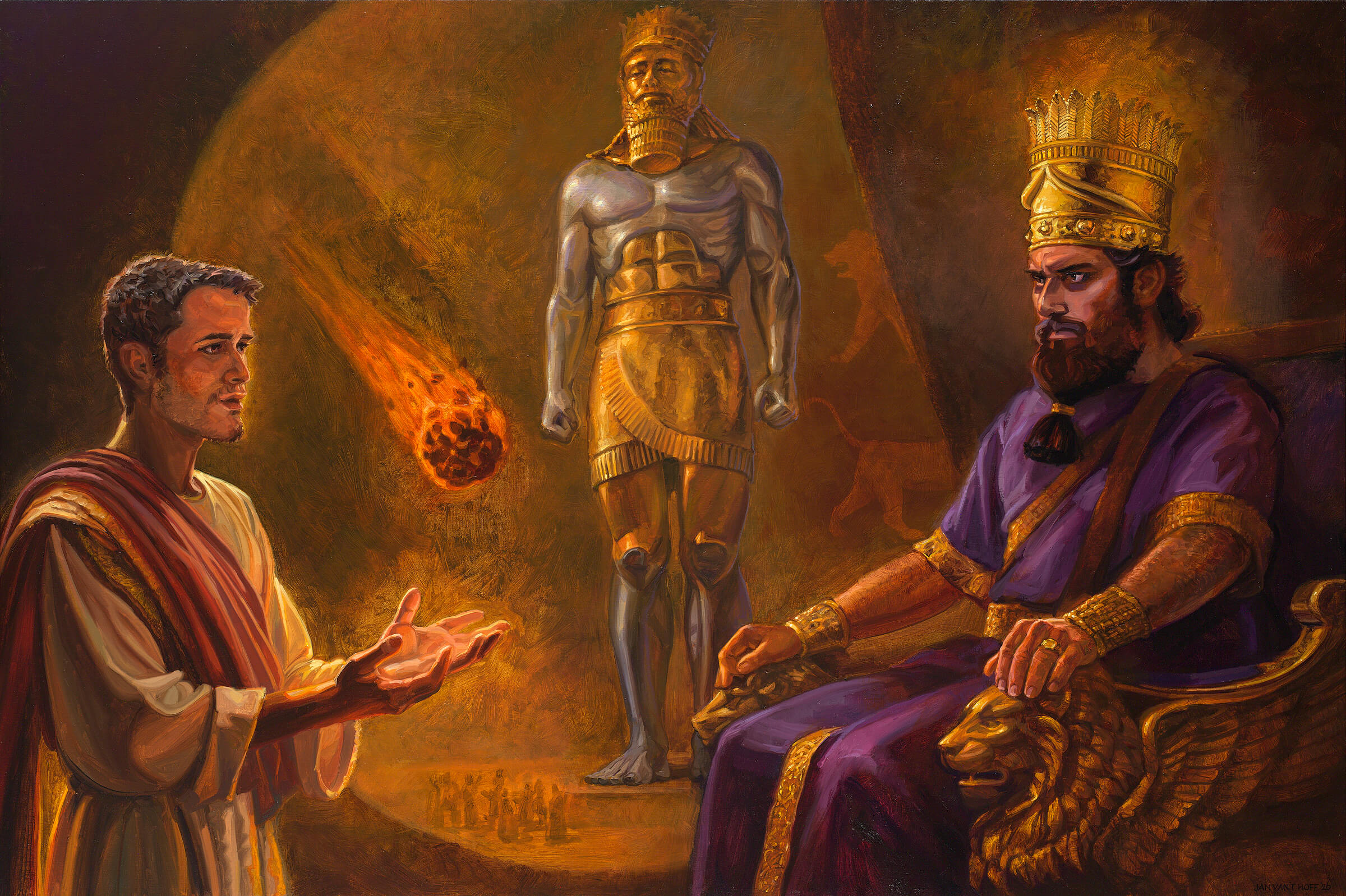 Daniel wykłada sen Nebukadnesara